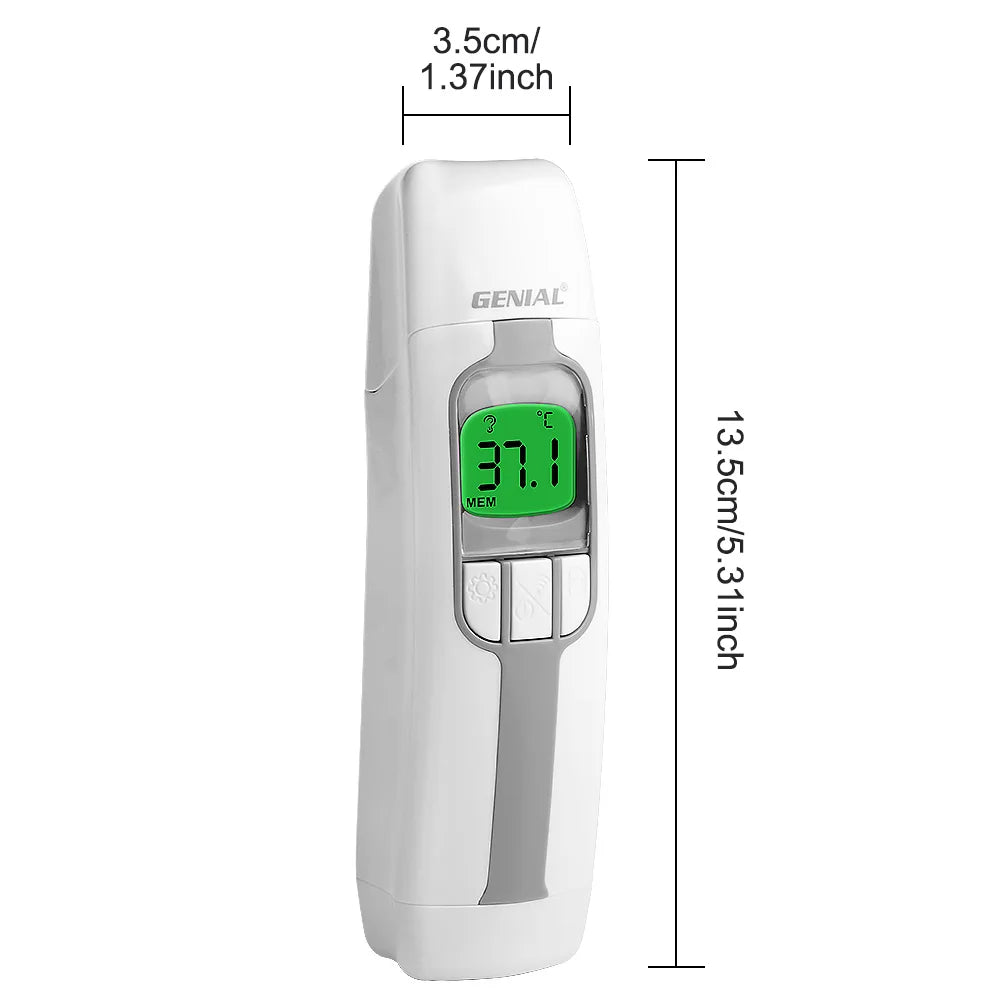 GENIAL Ear Thermometer For Adults And Kids Digital Fever Alarm