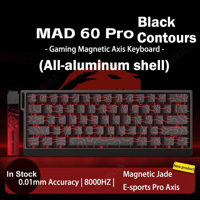 HRUEDA Mad60HE Mechanical Keyboard With Magnetic Switch Wired
