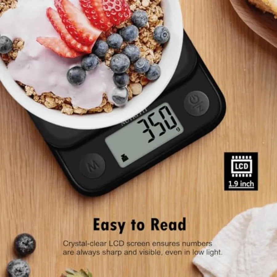 Digital Kitchen Scale 11 lb Capacity With 0.5g Increments