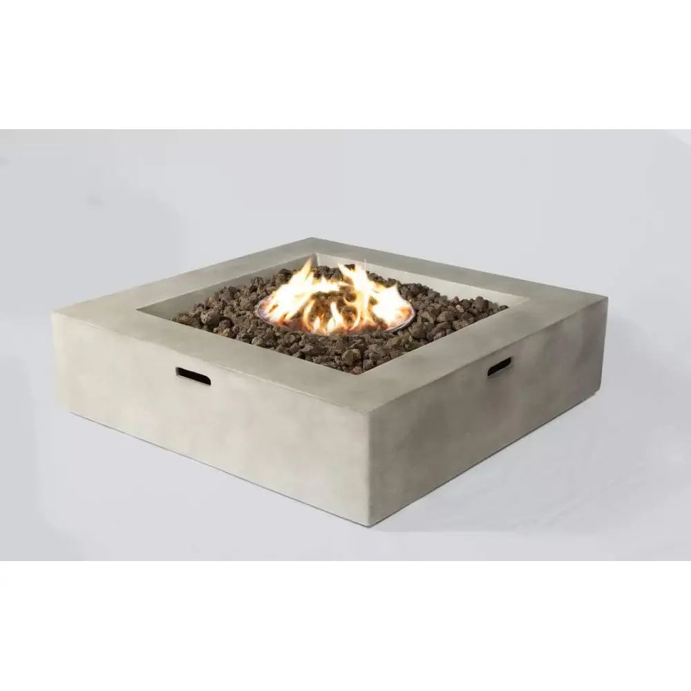 Modern Concrete Outdoor Fire Pit Table For Patio And Garden