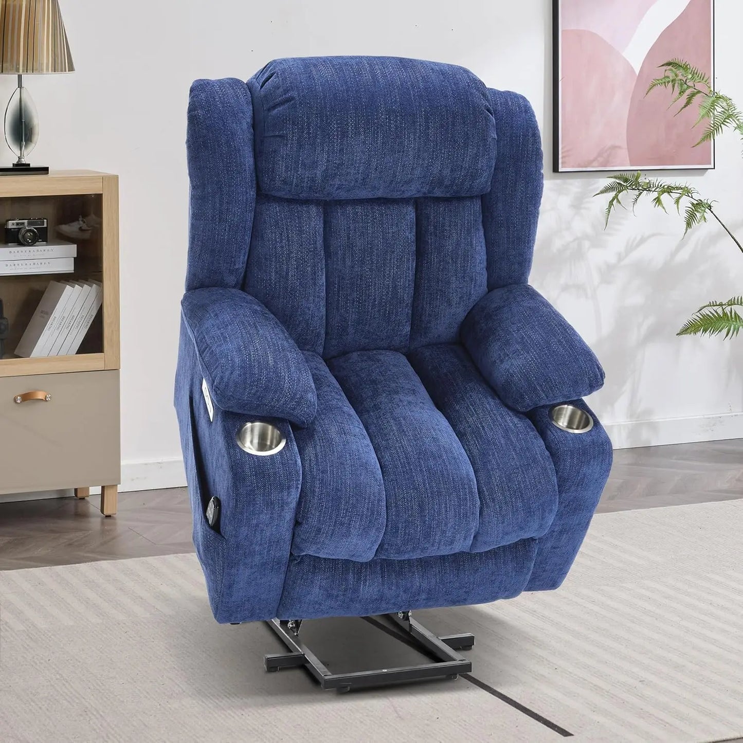 Power Lift Chair With Massage And Heat Electric Recliner