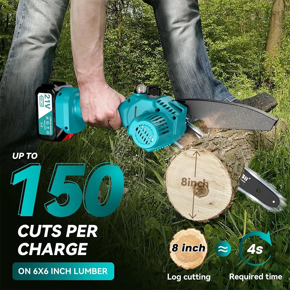 Seesii Cordless Electric Chainsaw For Wood Cutting