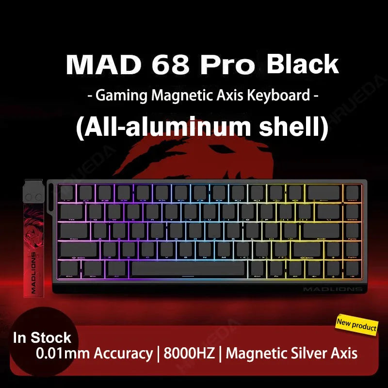 HRUEDA Mad60HE Mechanical Keyboard With Magnetic Switch Wired