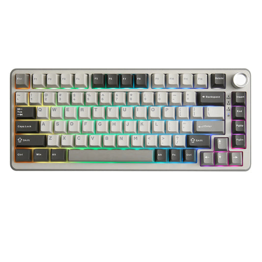 YUNZII B75 PRO 82-Key Wireless Mechanical Keyboard Gasket RGB