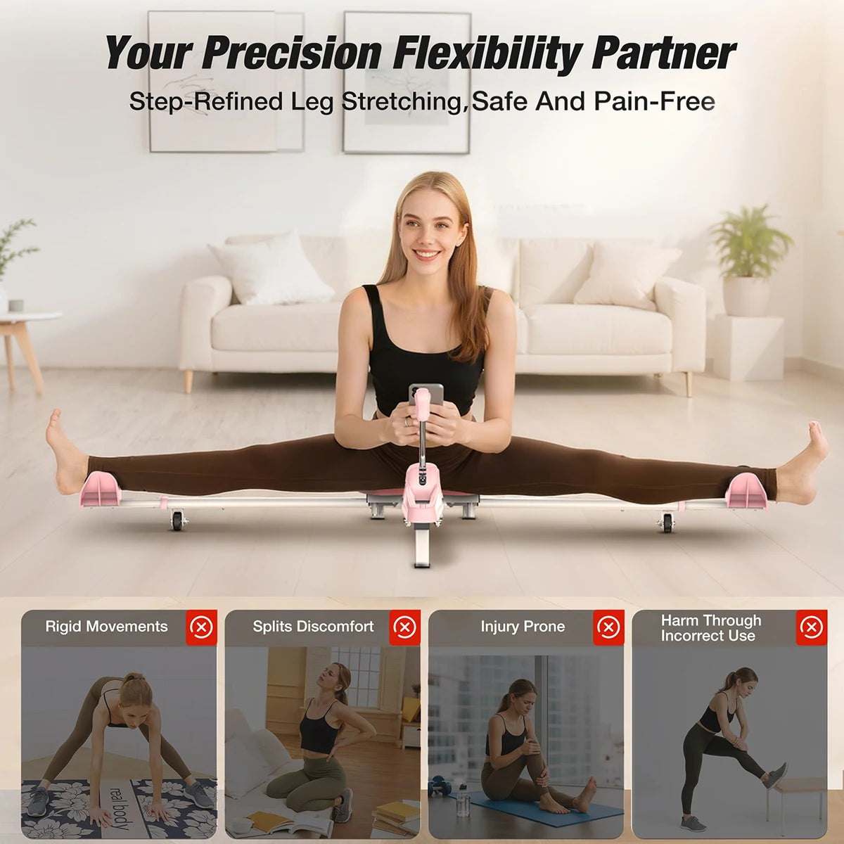 Leg Stretcher Training Machine for Flexibility and Yoga Stretching