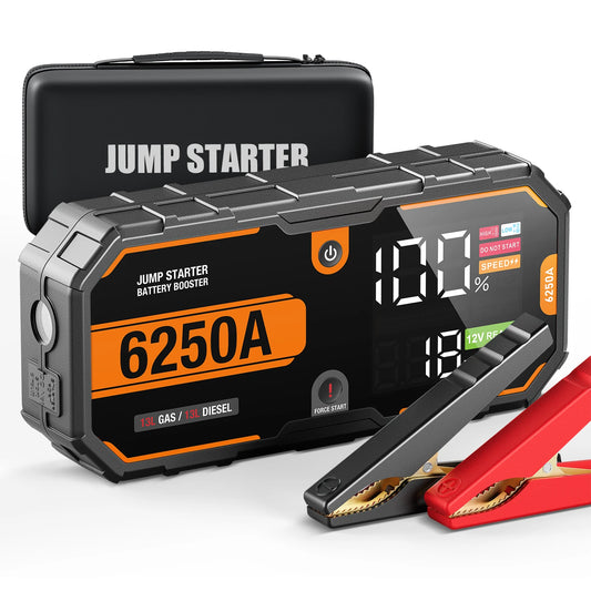 AdoreTrip 6250A Car Jump Starter Portable 12V Power Bank