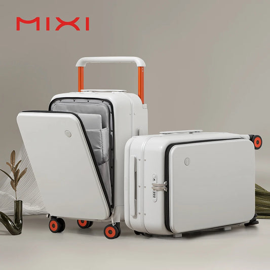 Mixi New Design Wide Handle Carry-On Luggage With Aluminum Frame