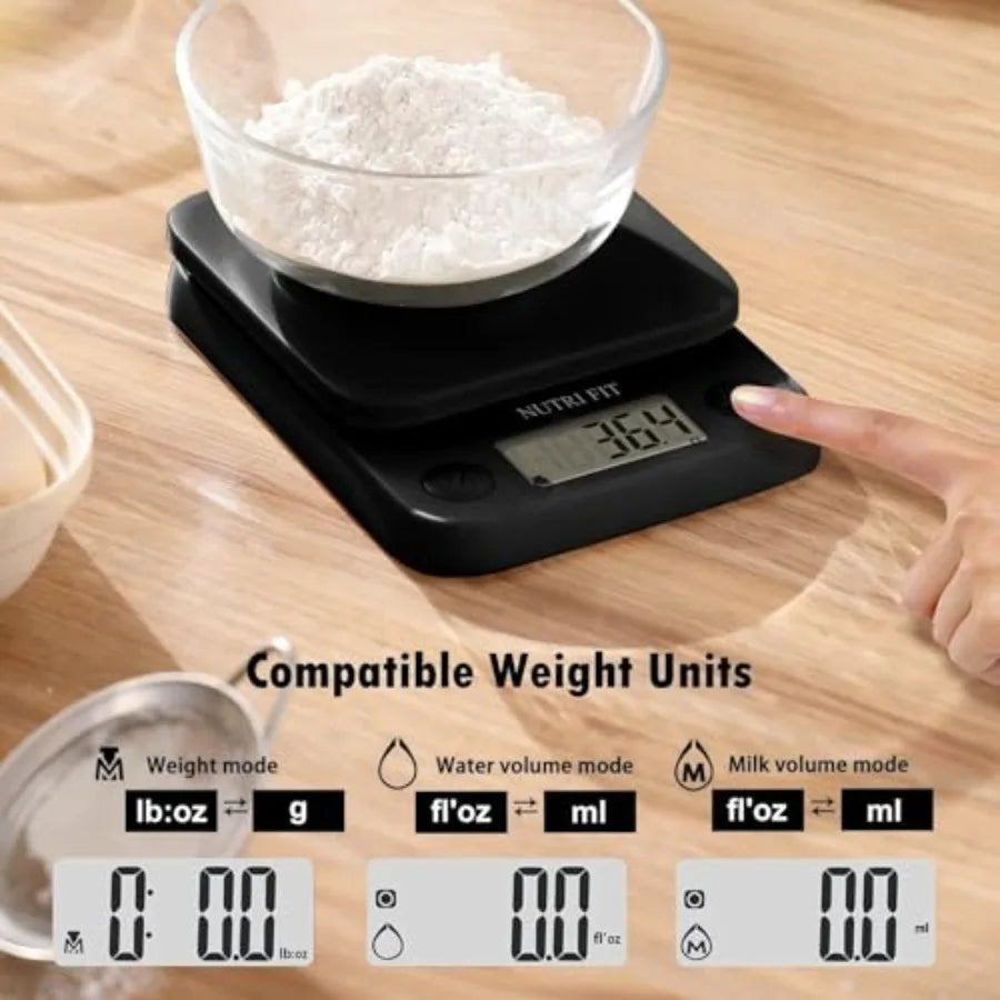 Digital Kitchen Scale 11 lb Capacity With 0.5g Increments