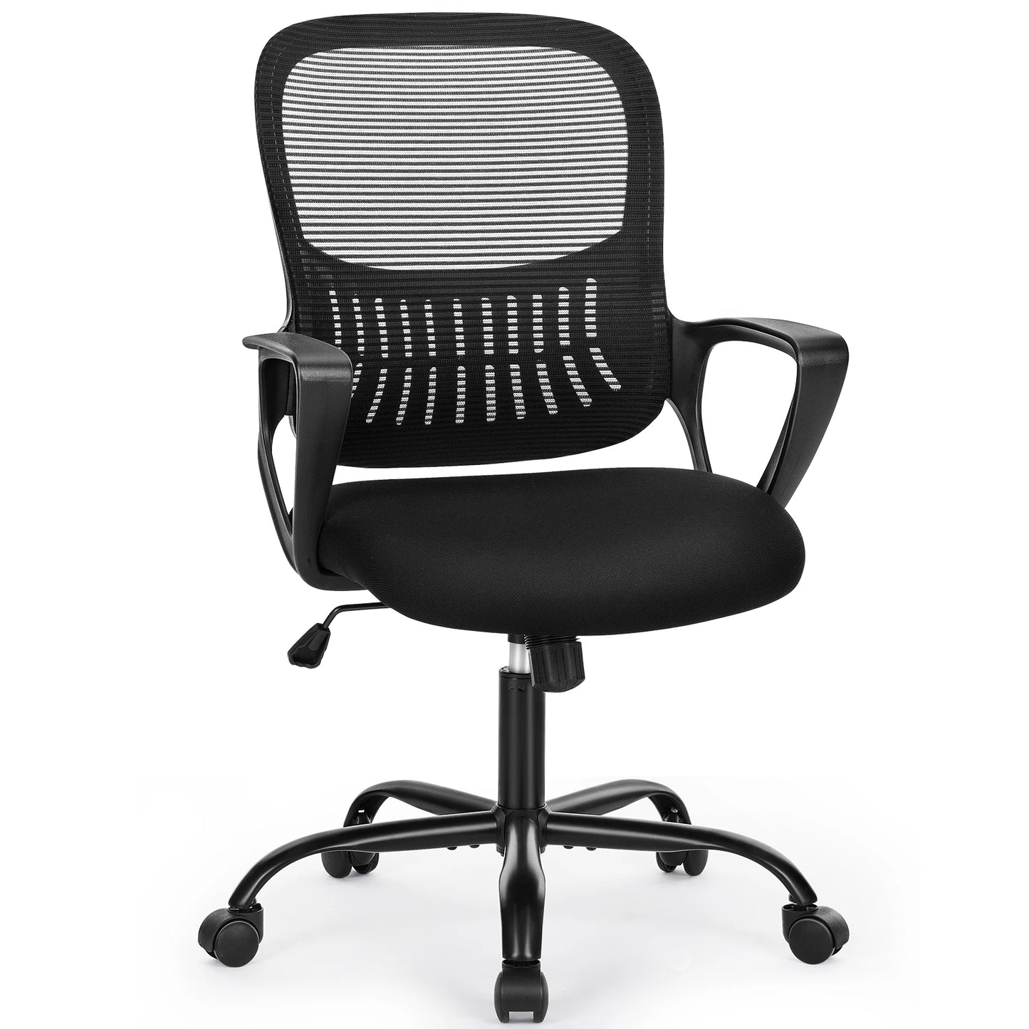 JHK Ergonomic Mesh Backrest Chair With Adjustable Height And Rolling Wheels