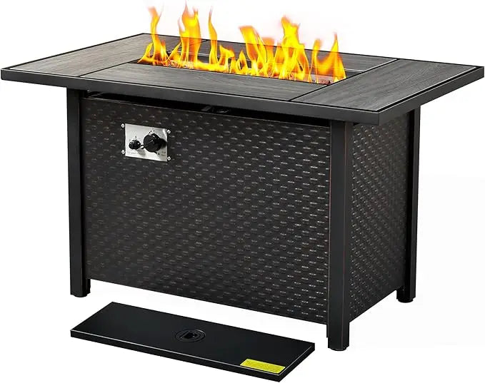 Propane Fire Pit Table For Outdoor Patio 50,000 BTU