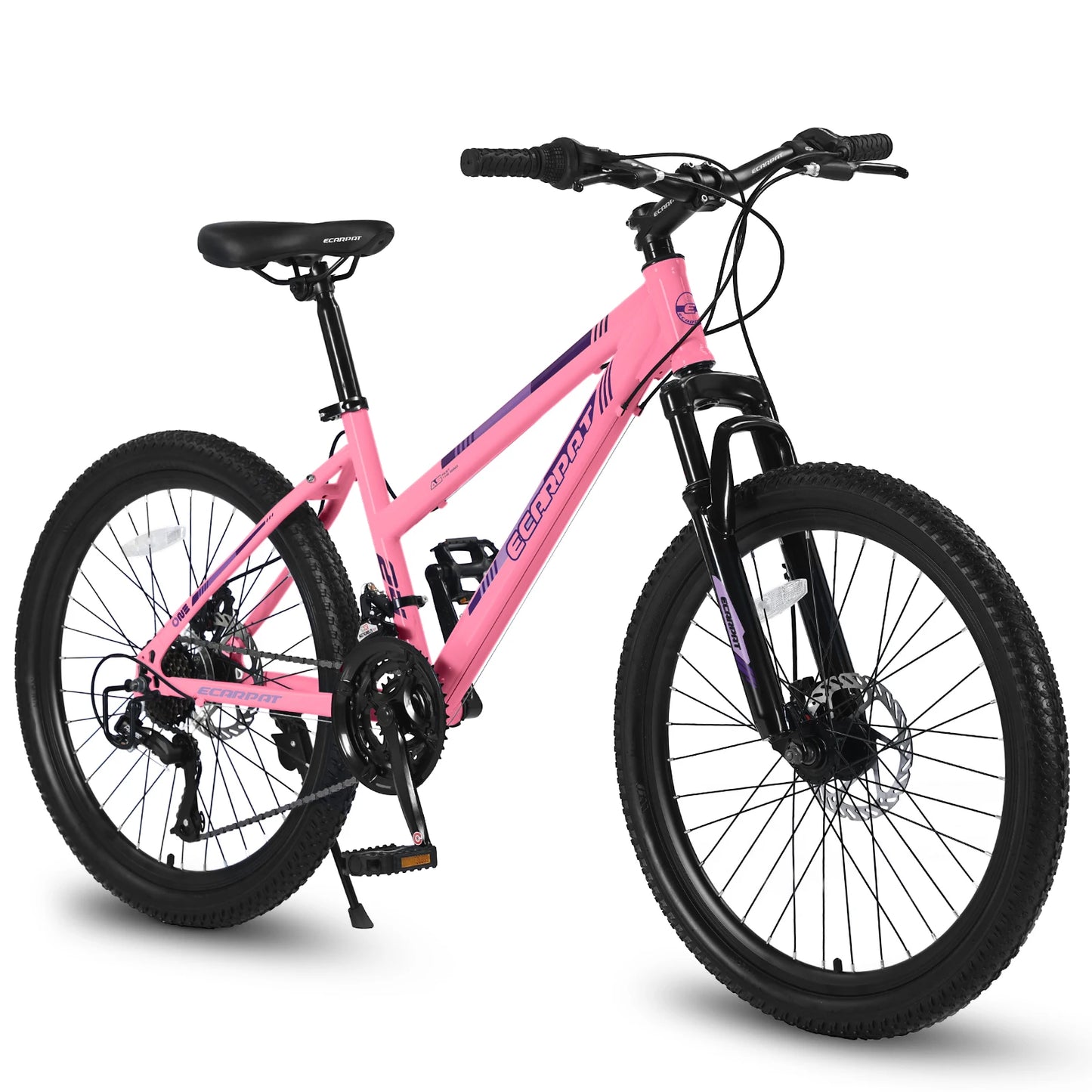 Ecarpat Women's Mountain Bike Front Suspension Disc Brakes