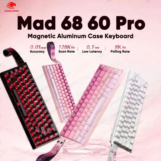 HRUEDA Mad60HE Mechanical Keyboard With Magnetic Switch Wired