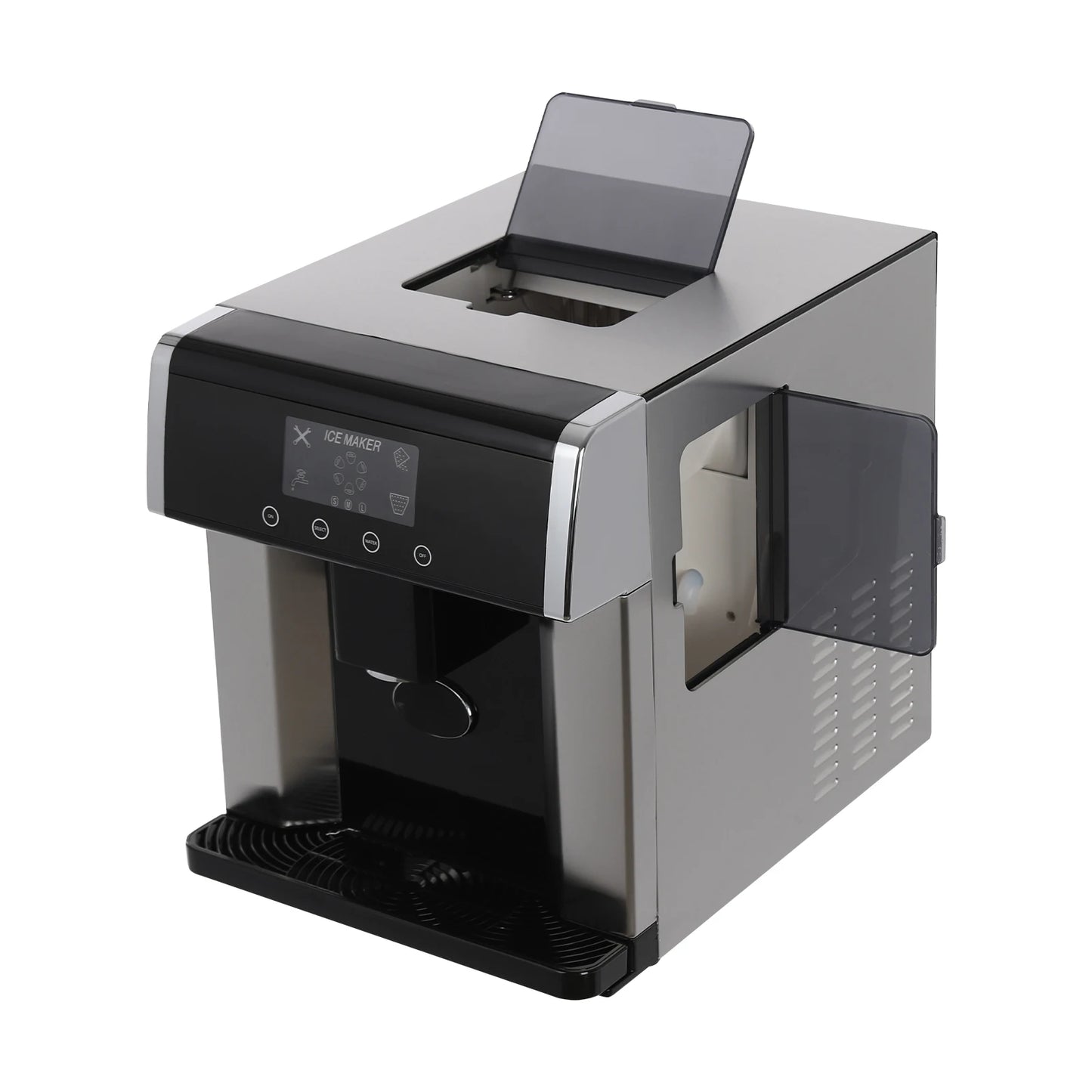 Bymaocar 2-In-1 Touch Screen Ice Maker And Cold Water Dispenser