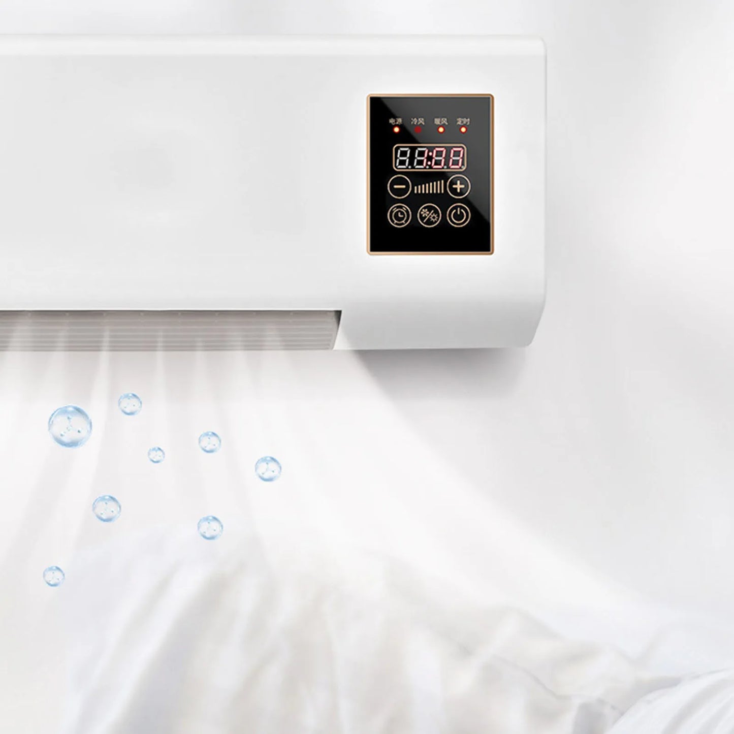 Romellar 2 In 1 Wall Mounted Heater And Cooler 1800W
