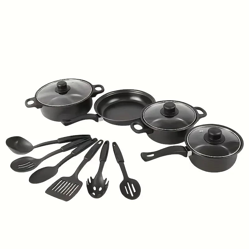 AEHOME 13-Piece Nonstick Cookware Set Induction Compatible
