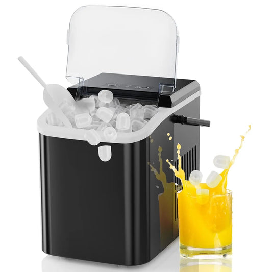 Portable Ice Maker For Home RV Camping Auto-Clean Efficient