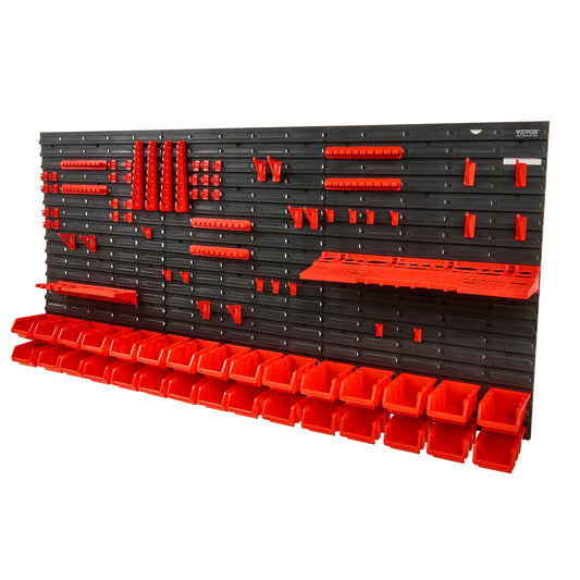 SucceBuy Wall Mounted Storage Bins Organizer Garage