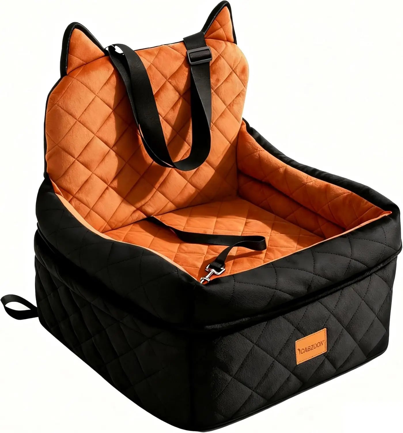 CABZOON Dog Car Seat With Elevated Cushion And Washable Cover
