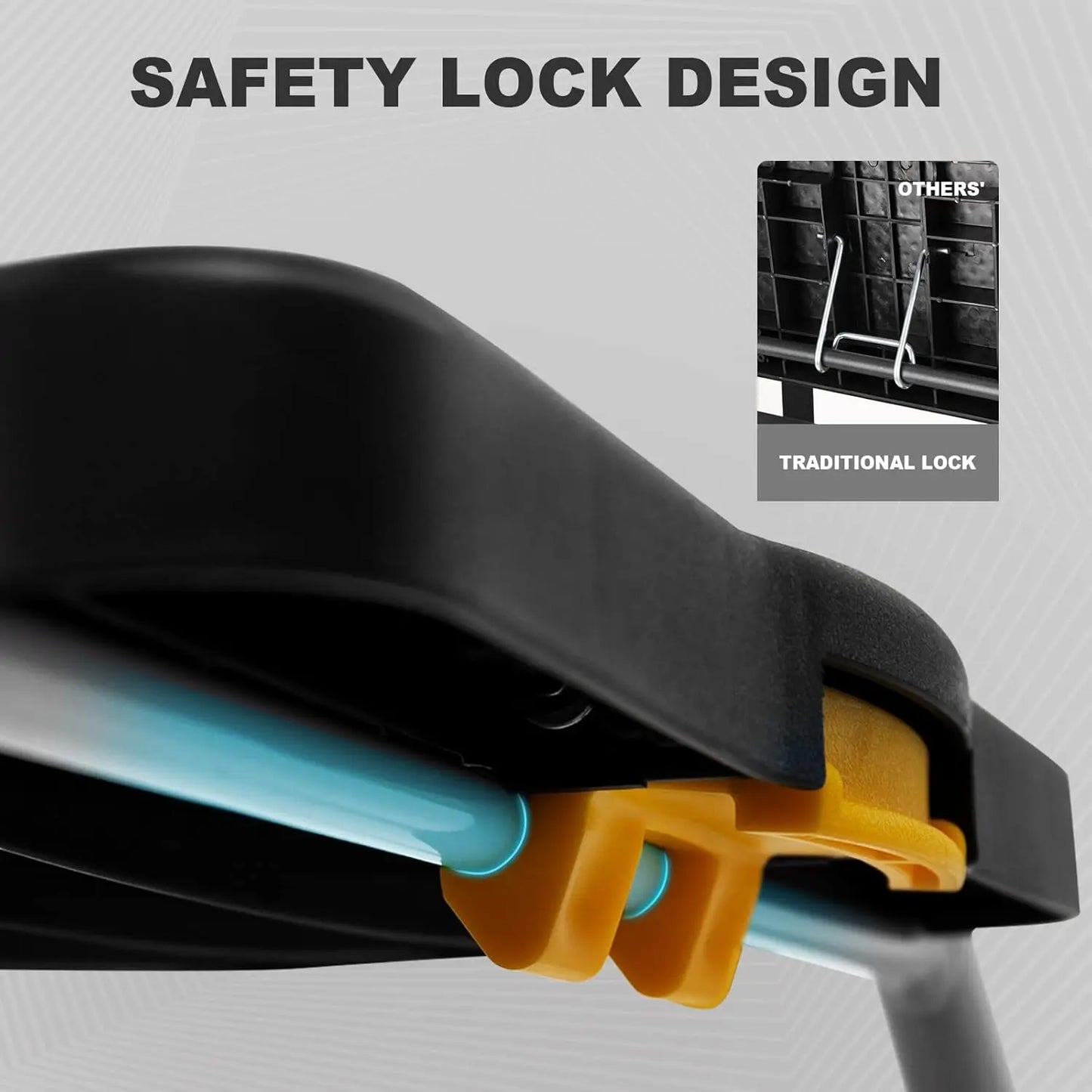 Five Step Folding Handrail Ladder Portable Steel For Home Office
