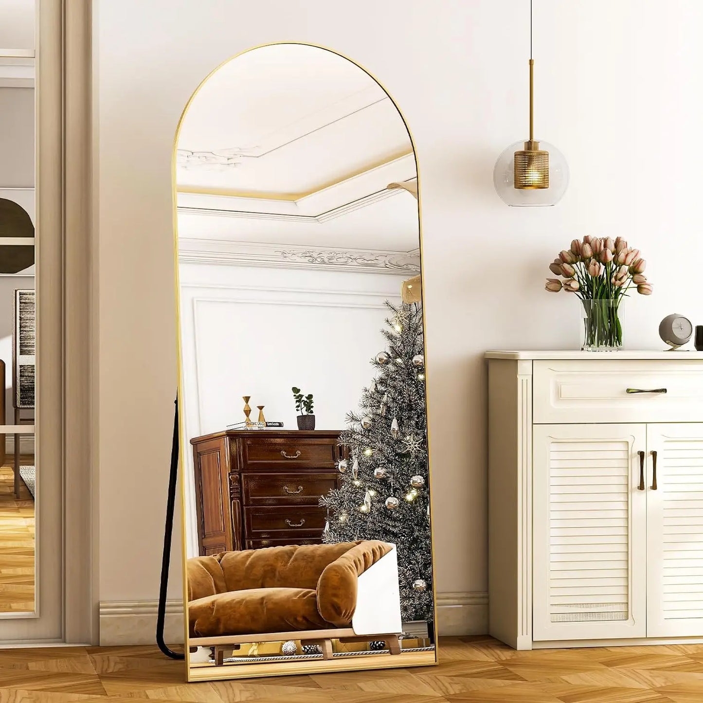 HARRITPURE Full Body Mirror With Aluminum Frame