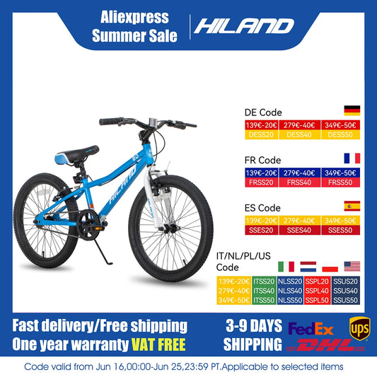 Hiland Kids Mountain Bike For Boys And Girls