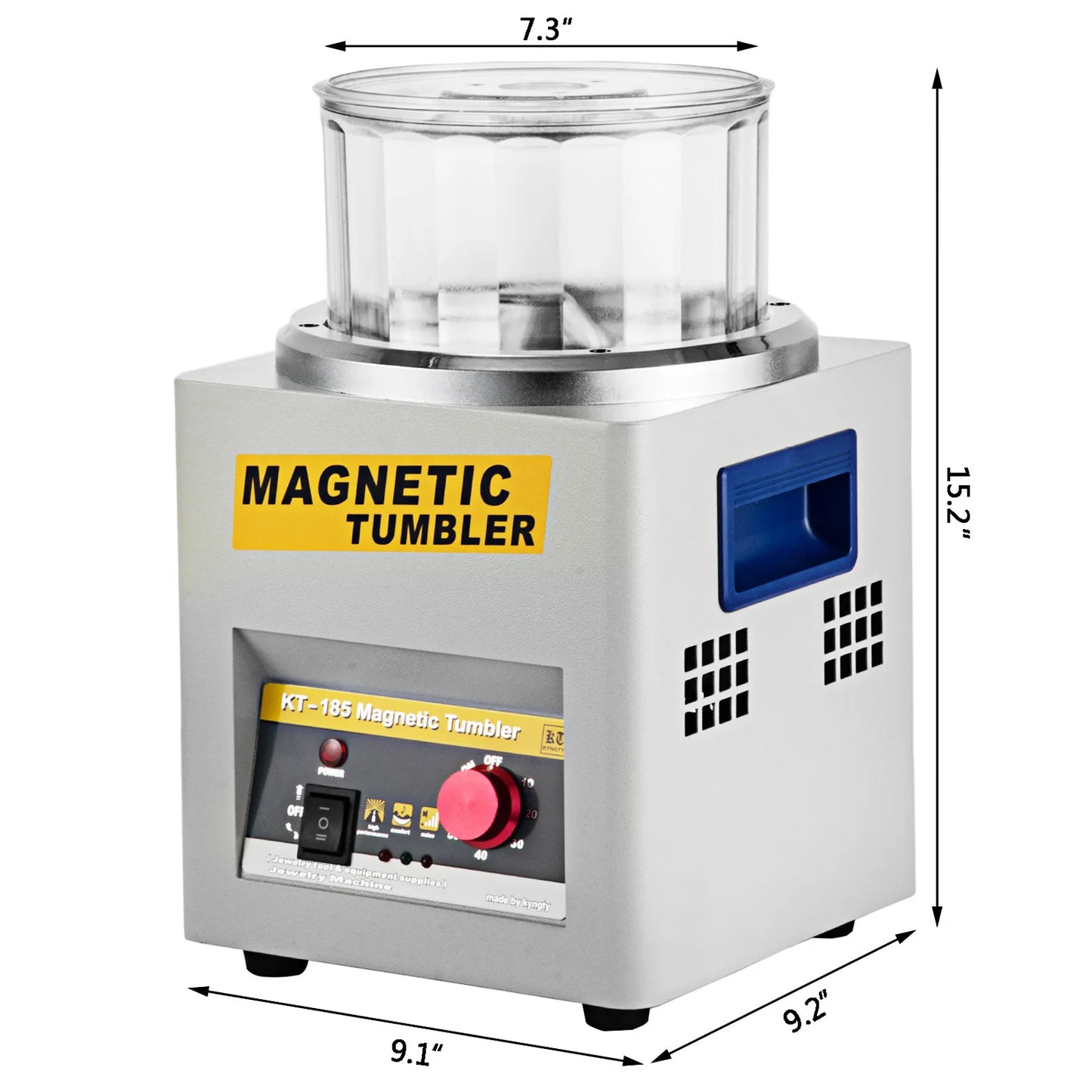 SucceBuy KT-185 Magnetic Tumbler Jewelry Polisher