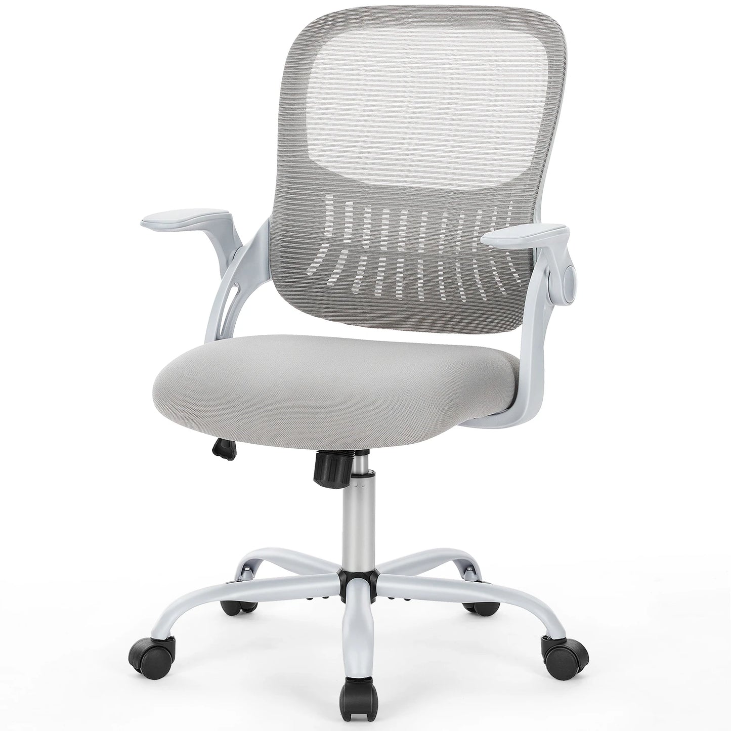 JHK Ergonomic Mesh Backrest Chair With Adjustable Height And Rolling Wheels