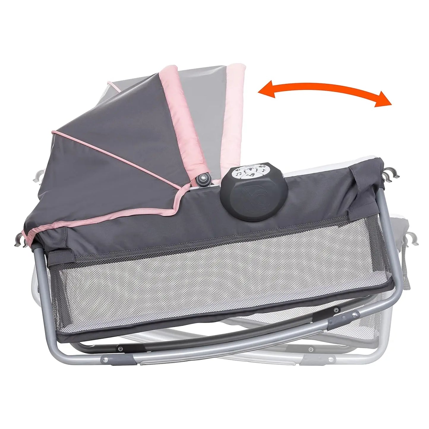Deluxe Baby Bassinet With Rocker Music And Changing Table