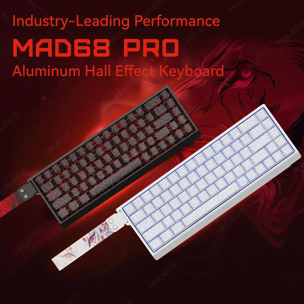 HRUEDA Mad60HE Mechanical Keyboard With Magnetic Switch Wired