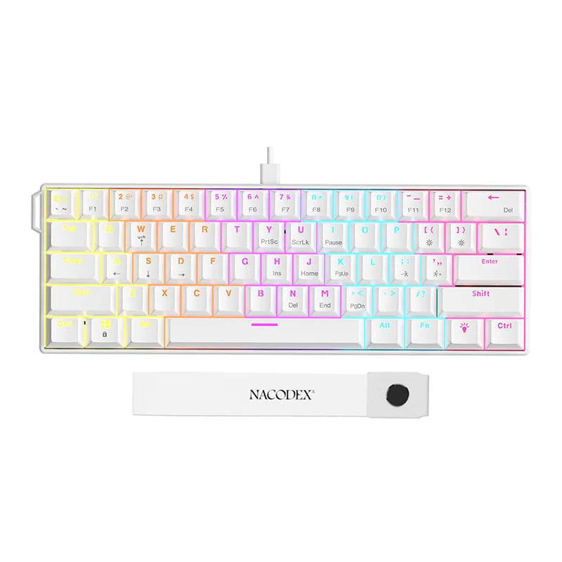 Ajazz NK61 60 Percent Mechanical Keyboard Red Switch Hot Swappable