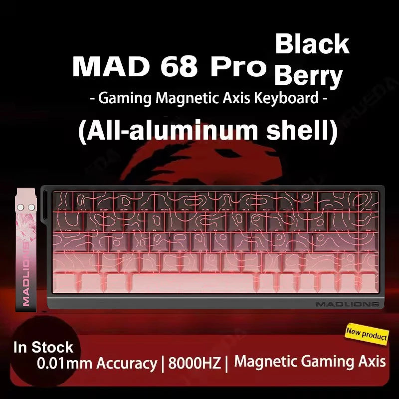 HRUEDA Mad60HE Mechanical Keyboard With Magnetic Switch Wired