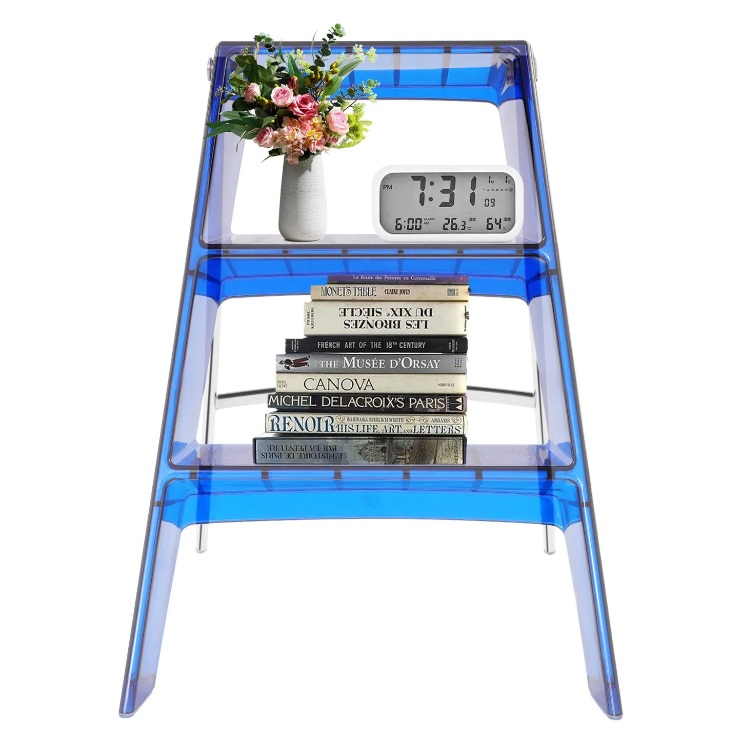 Bymaocar 3 Step Folding Step Stool 100kg Capacity Safe Design