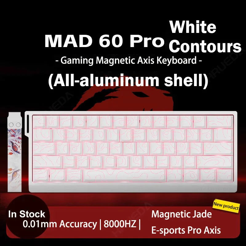 HRUEDA Mad60HE Mechanical Keyboard With Magnetic Switch Wired