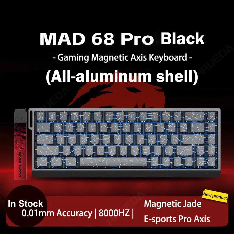 HRUEDA Mad60HE Mechanical Keyboard With Magnetic Switch Wired