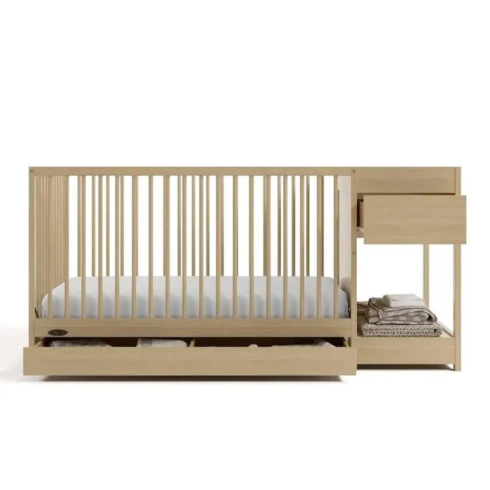 4 In 1 Convertible Mini Crib Waterproof Mattress GREENGUARD Gold