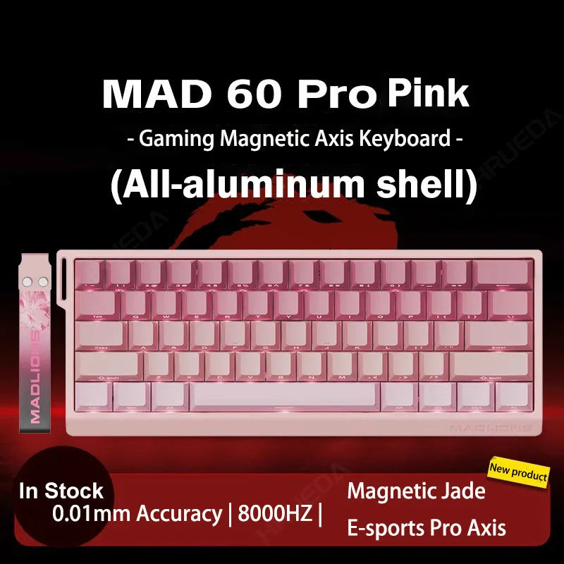 HRUEDA Mad60HE Mechanical Keyboard With Magnetic Switch Wired