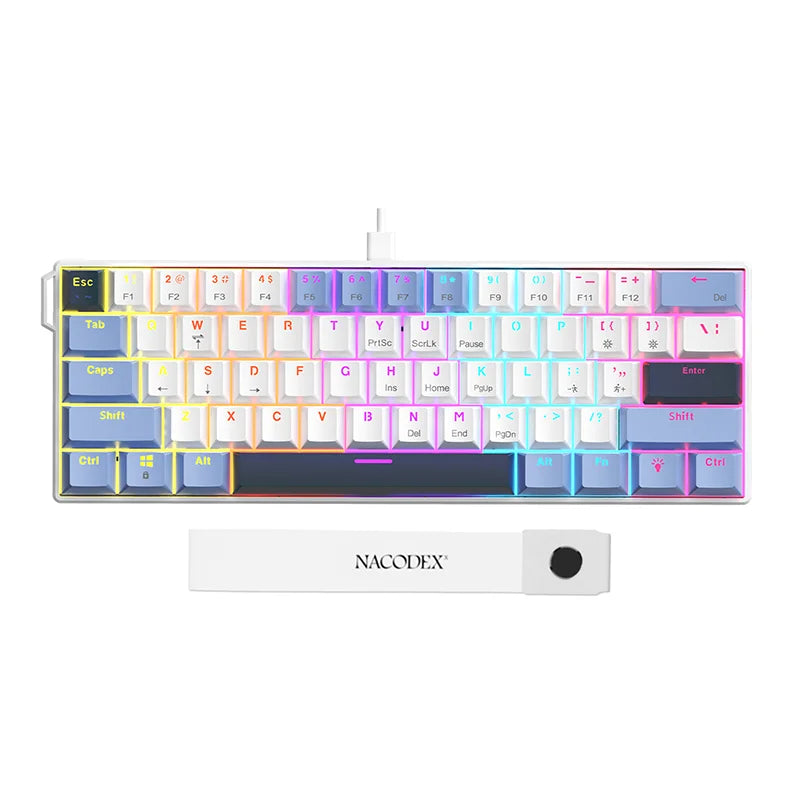 Ajazz NK61 60 Percent Mechanical Keyboard Red Switch Hot Swappable