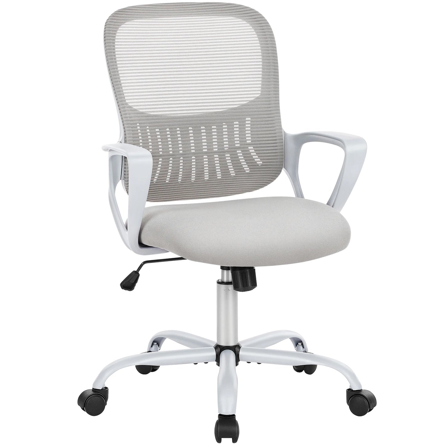 JHK Ergonomic Mesh Backrest Chair With Adjustable Height And Rolling Wheels