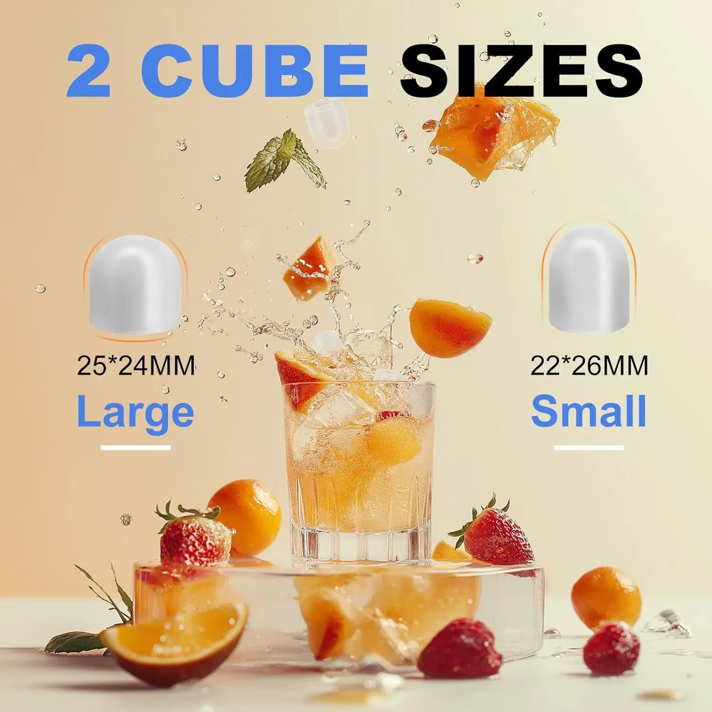Portable Ice Maker For Home RV Camping Auto-Clean Efficient