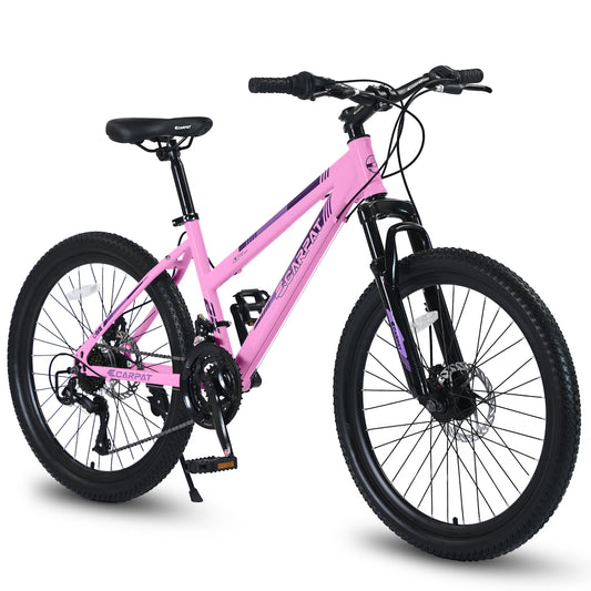 Ecarpat Women's Mountain Bike Front Suspension Disc Brakes