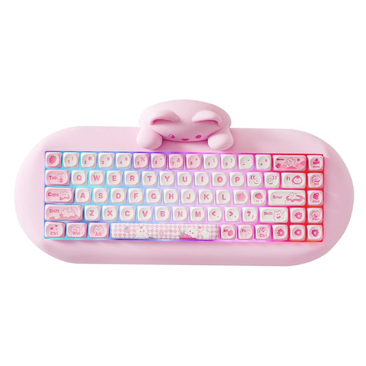 YUNZII Wireless Gaming Keyboard With Hot Swap Mechanical Cat Theme