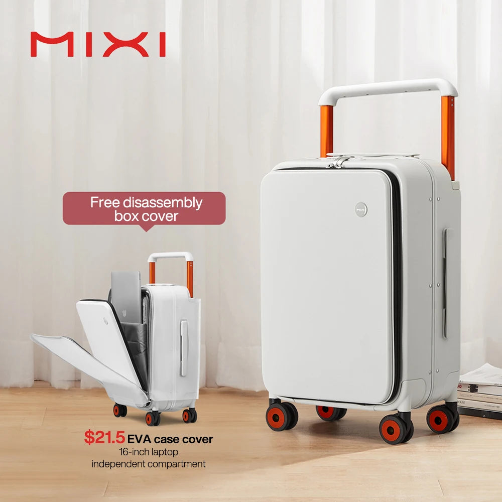 Mixi New Design Wide Handle Carry-On Luggage With Aluminum Frame