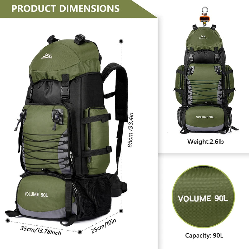 Scione Camping Backpack For Hiking And Trekking Rucksack