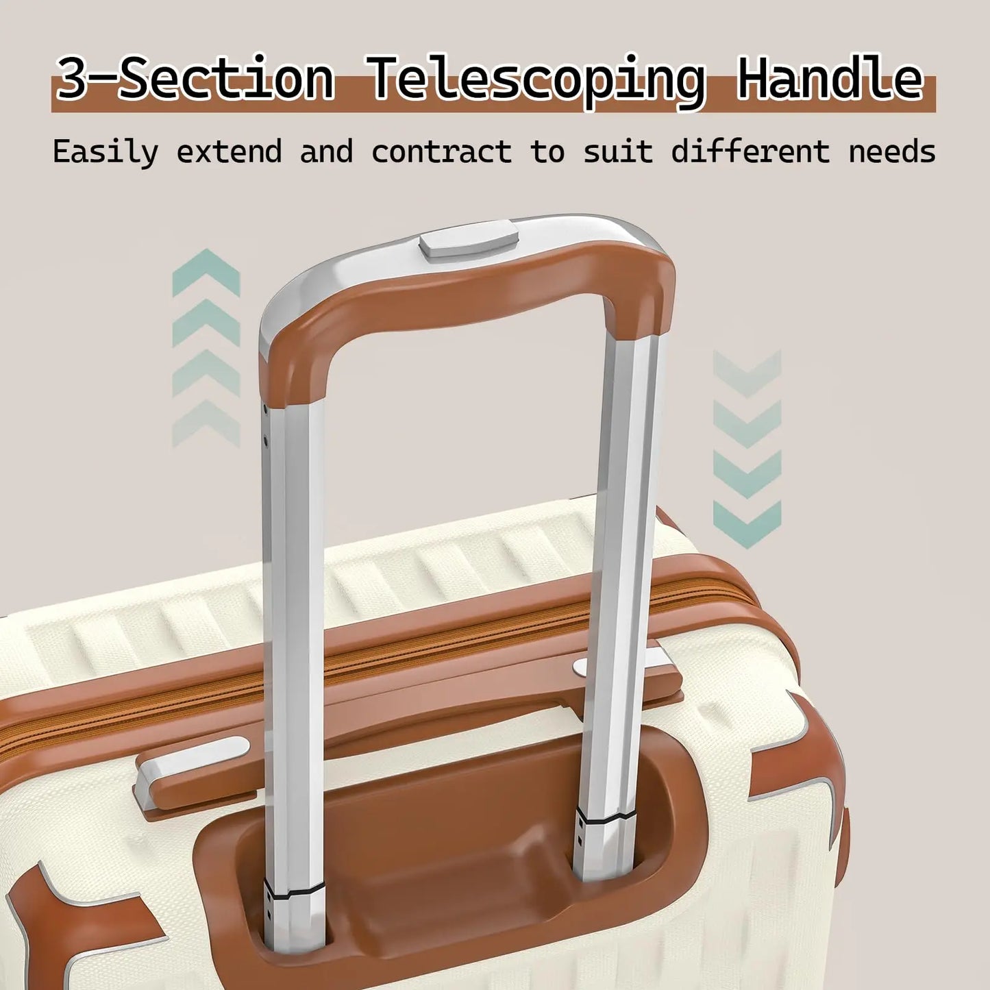 JoywayCN Melalenia 7-Piece Luggage Set Hard Shell TSA Lock