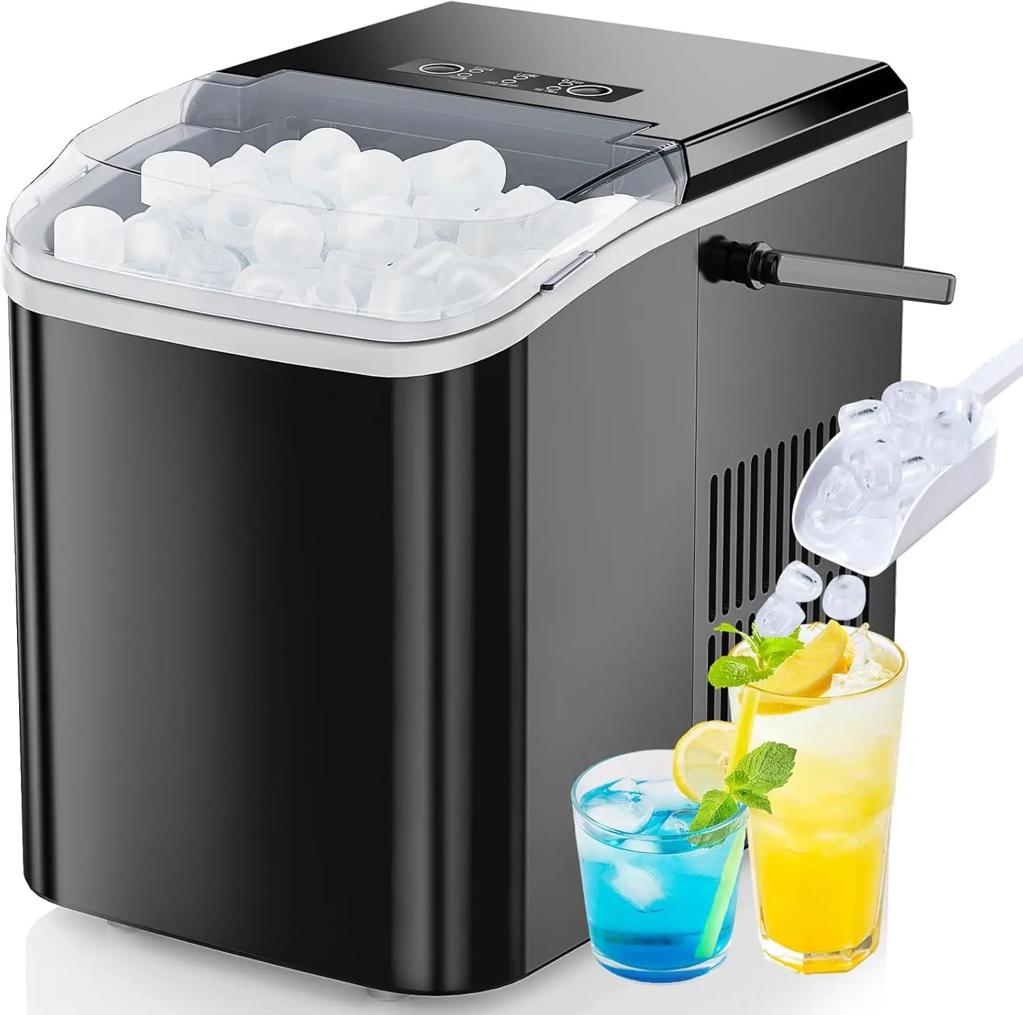 Portable Ice Maker SelfCleaning Quiet for Home Kitchen Travel