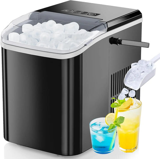 Portable Ice Maker SelfCleaning Quiet for Home Kitchen Travel
