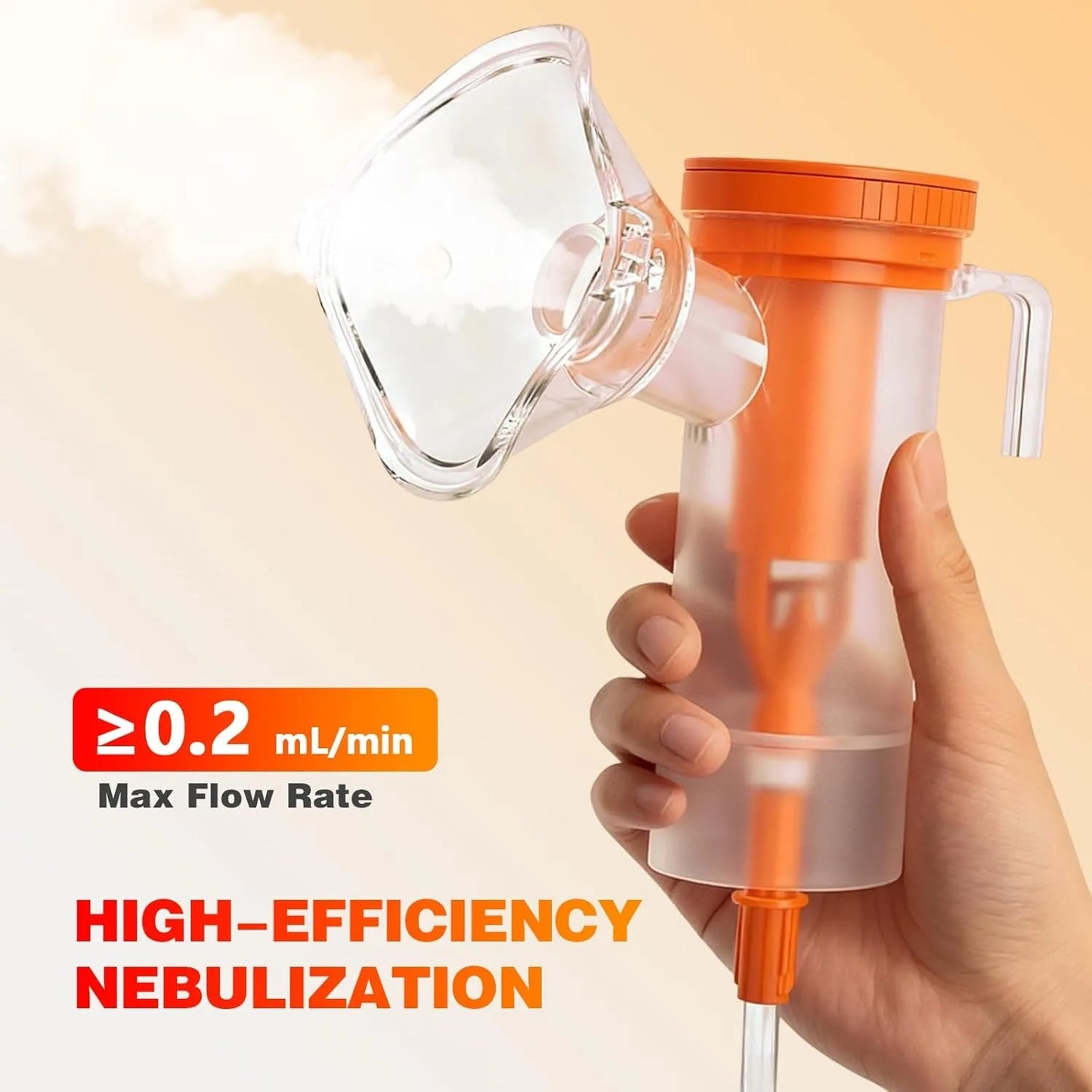 Portable Nebulizer Compressor Inhalation Device Silent Mist