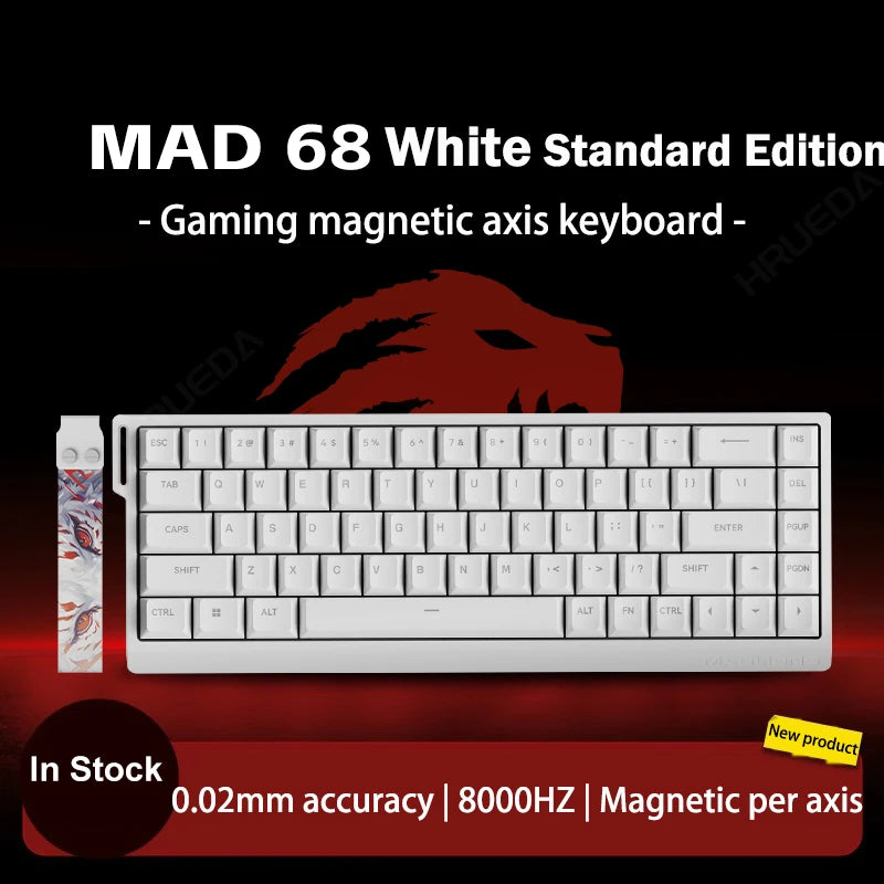 HRUEDA Mad60HE Mechanical Keyboard With Magnetic Switch Wired