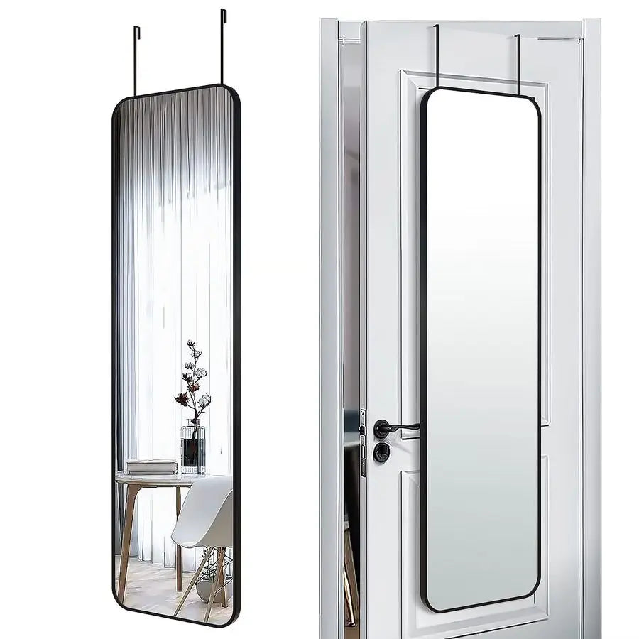 Rectangle Full Body Mirror With Aluminum Frame For Wall Mount