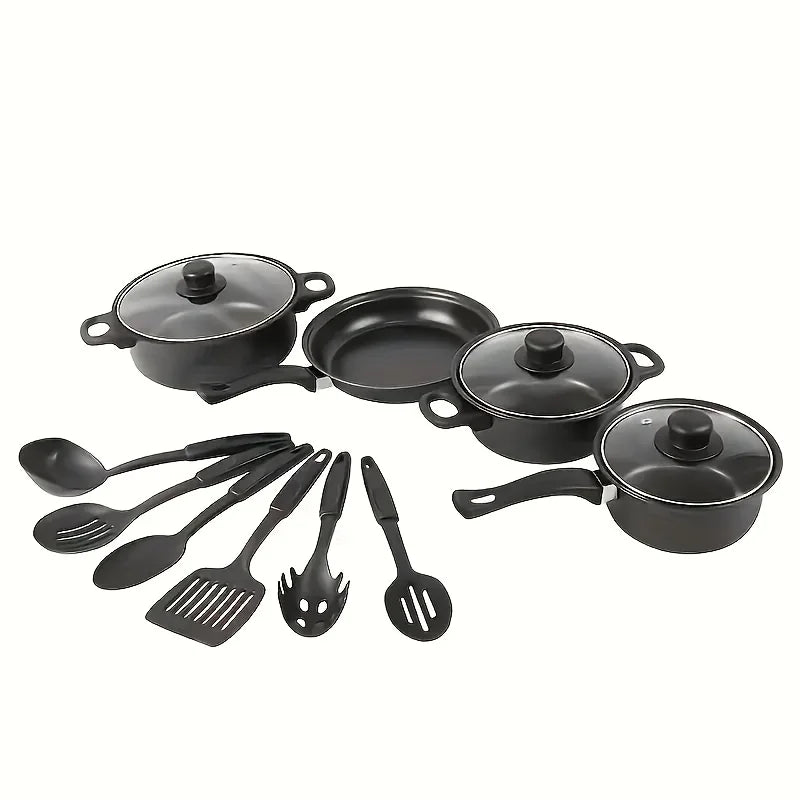 AEHOME 13-Piece Nonstick Cookware Set Induction Compatible